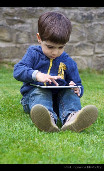 Joachim Foguenne et l'iPad