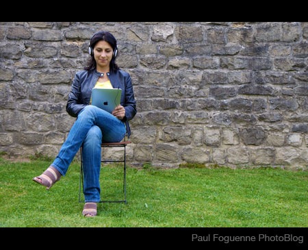 Silvia et l'iPad